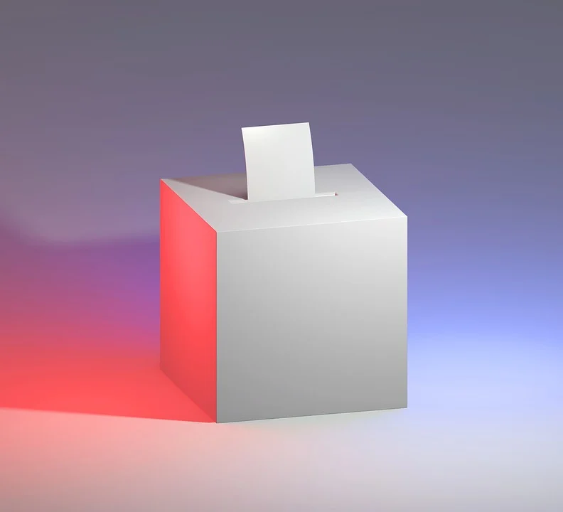 Obrazek przedstawia urnę wyborczą